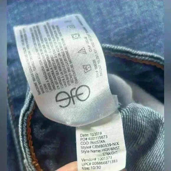 Ella Moss Ladies' High-Rise Jean (Blue, 10/30) - Picture 6 of 7